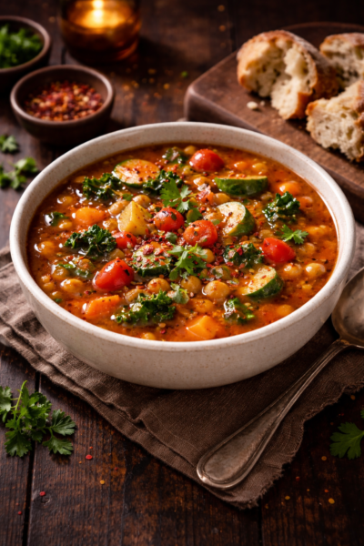 Spicy Vegetable Soup Recipe: A Nutrient-Dense Delight