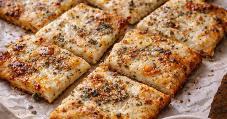 Spicy Italian Baked Cottage Cheese Flatbread: High-Protein Delight Spicy Italian Baked Cottage Cheese Flatbread: High-Protein Delight