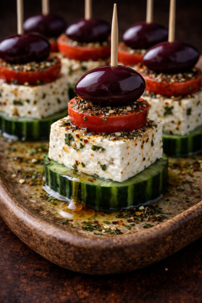 Elegant Bite Skewers: A Mediterranean-Inspired Appetizer