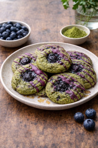 Spicy Vegan Matcha Blueberry Cookies~ Flavorful Adventure! Spicy Vegan Matcha Blueberry Cookies~ Flavorful Adventure!